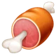 Meat on Bone emoji, WhatsApp design