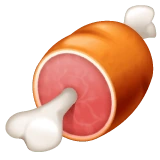Meat on Bone emoji on WhatsApp