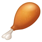 Poultry Leg emoji on WhatsApp