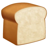 Bread emoji on WhatsApp