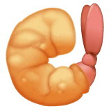 Fried Shrimp emoji on WhatsApp