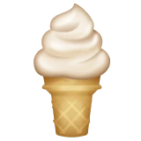 Soft Ice Cream emoji on WhatsApp