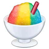 Shaved Ice emoji on WhatsApp