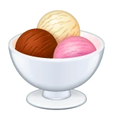 Ice Cream emoji on WhatsApp