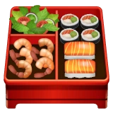 Bento Box emoji on WhatsApp