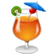 Tropical Drink emoji, WhatsApp design