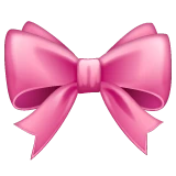 Ribbon emoji on WhatsApp