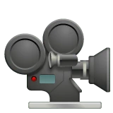 Movie Camera emoji on WhatsApp