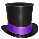 Top Hat emoji on WhatsApp