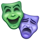 Performing Arts emoji on WhatsApp
