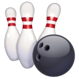 Bowling emoji on WhatsApp