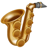 Saxophone emoji on WhatsApp