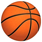 Basketball emoji on WhatsApp