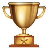 Trophy emoji on WhatsApp
