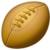 Rugby Football emoji on WhatsApp