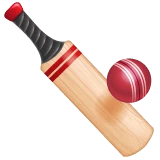 Cricket Game emoji on WhatsApp