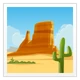 Desert emoji, WhatsApp design