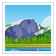 National Park emoji, WhatsApp design