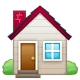 House emoji, WhatsApp design