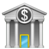 Bank emoji on WhatsApp