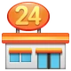 Convenience Store emoji, WhatsApp design