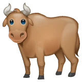 Ox emoji on WhatsApp