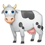 Cow emoji on WhatsApp