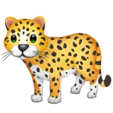 Leopard emoji on WhatsApp