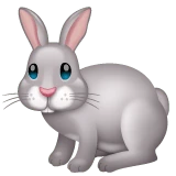 Rabbit emoji on WhatsApp