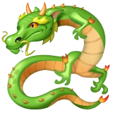 Dragon emoji on WhatsApp