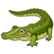 Crocodile emoji, WhatsApp design