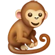 Monkey emoji, WhatsApp design