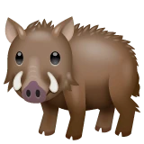 Boar emoji on WhatsApp