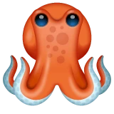 Octopus emoji on WhatsApp