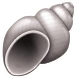 Spiral Shell emoji on WhatsApp