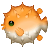 Blowfish emoji on WhatsApp