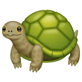 Turtle emoji on WhatsApp