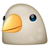 Bird emoji on WhatsApp