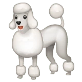 Poodle emoji, WhatsApp design