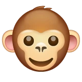 Monkey Face emoji on WhatsApp