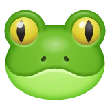Frog emoji on WhatsApp