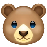 Bear emoji on WhatsApp