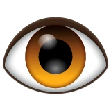 Eye emoji on WhatsApp
