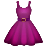 Dress emoji on WhatsApp