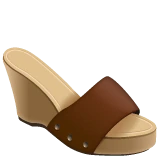 Woman’s Sandal emoji on WhatsApp