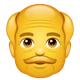 Old Man emoji, WhatsApp design