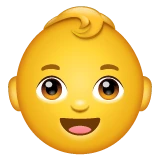 Baby emoji on WhatsApp
