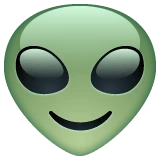 Alien emoji on WhatsApp
