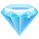 Gem Stone emoji, WhatsApp design