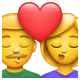 Kiss emoji, WhatsApp design